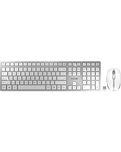 OP=OP CHERRY DW 9000 SLIM Set met toetsenbord en muis kleur zilver (nog 1)