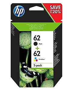 HP 62  2-pack