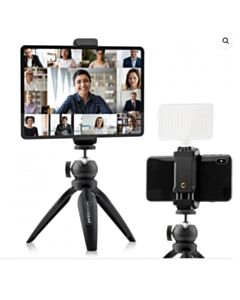 OP=OP Verstelbaar tafelstatief + houder voor telefoon&tablet (nog 1)