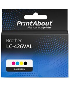 OP=OP Huismerk Brother LC-426VAL Inktcartridge 4-kleuren Multipack