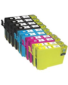 T128 | 10 Pack | Huismerk | Cartridges voor Epson